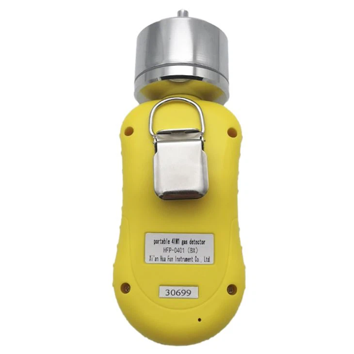Pump multi H2S CO LEL O2 gas detector